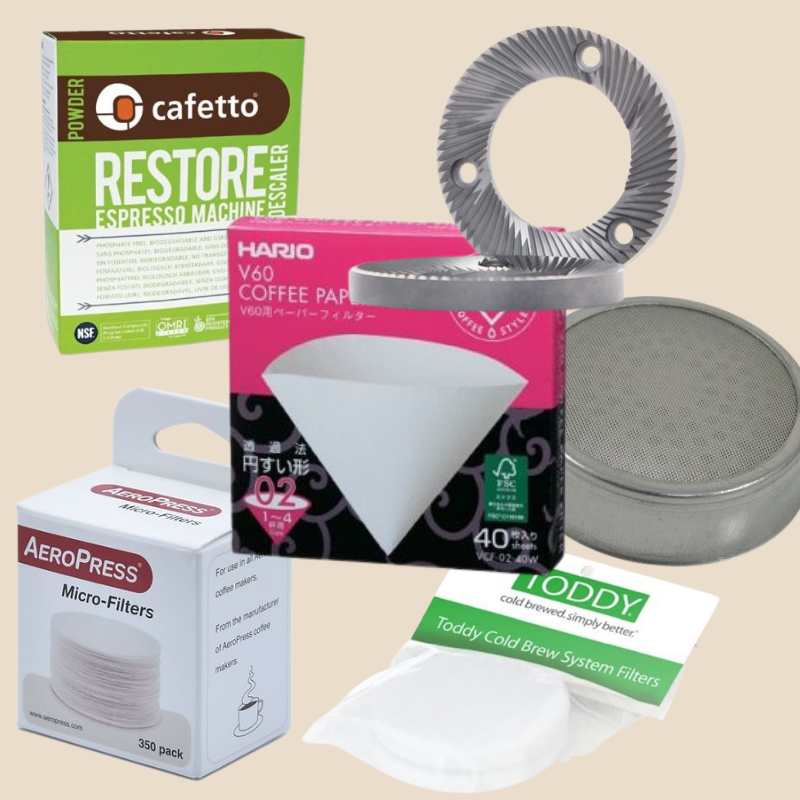 coffee machines parts and consumables