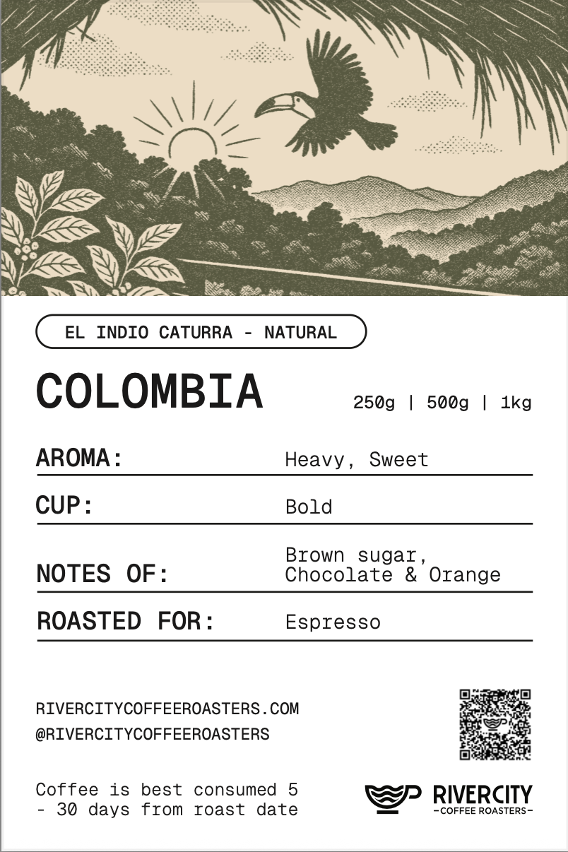 COLOMBIA EL INDIO - CATURRA - NATURAL PROCESS