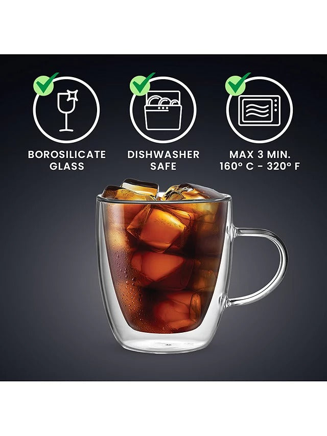 BIALETTI CAPRI DOUBLE WALL GLASSES GIFT SET