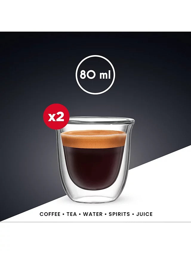 BIALETTI FIRENZE DOUBLE WALL GLASSES GIFT SET