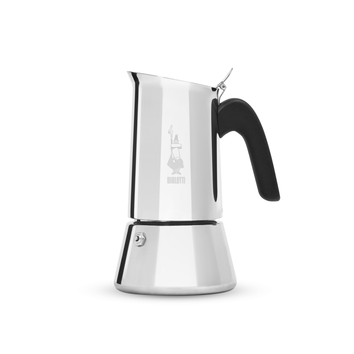 BIALETTI 6 CUP VENUS STAINLESS INDUCTION STOVE TOP COFFEE MAKER