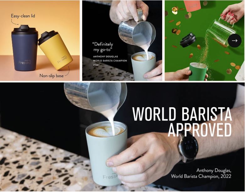 FRESSKO REUSABLE COFFEE CUP